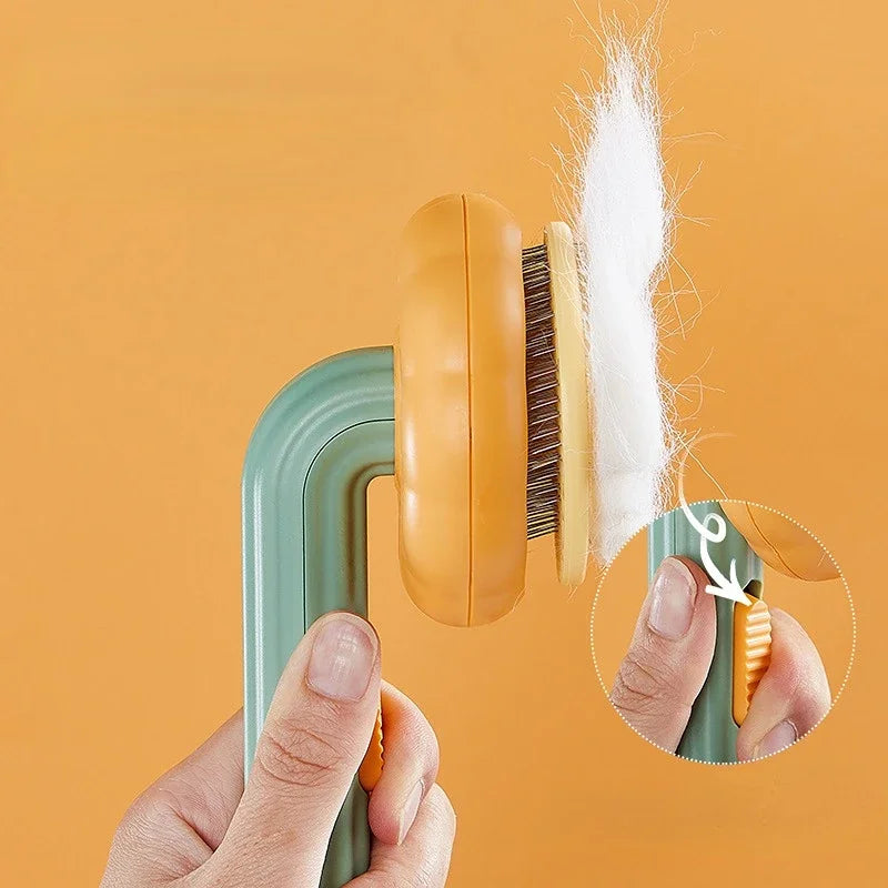 Removedor de pelos para pets - Modelo Abóbora