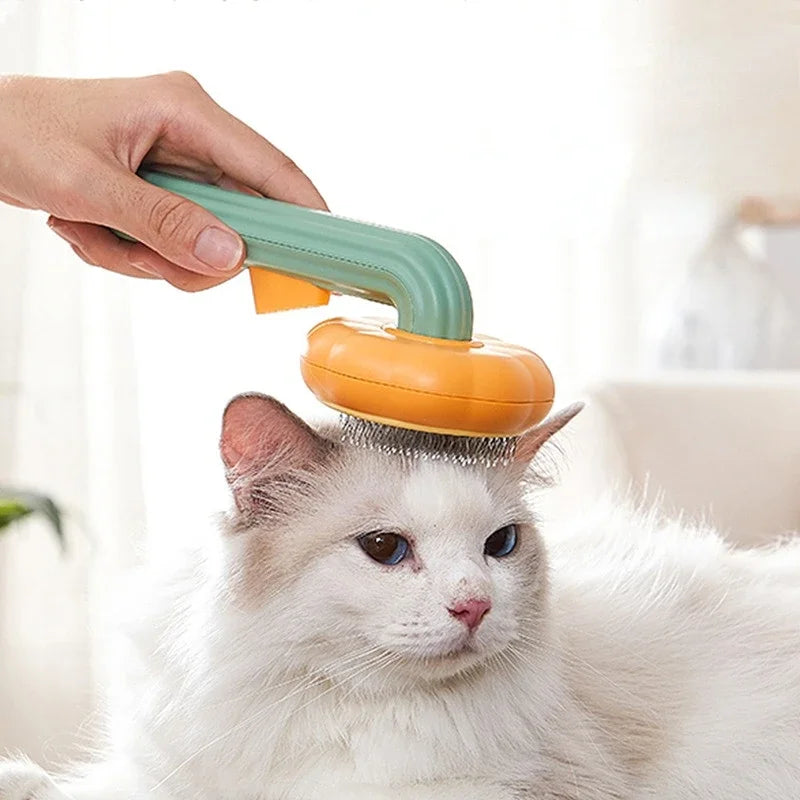 Removedor de pelos para pets - Modelo Abóbora